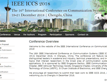 Tablet Screenshot of ieee-iccs.org